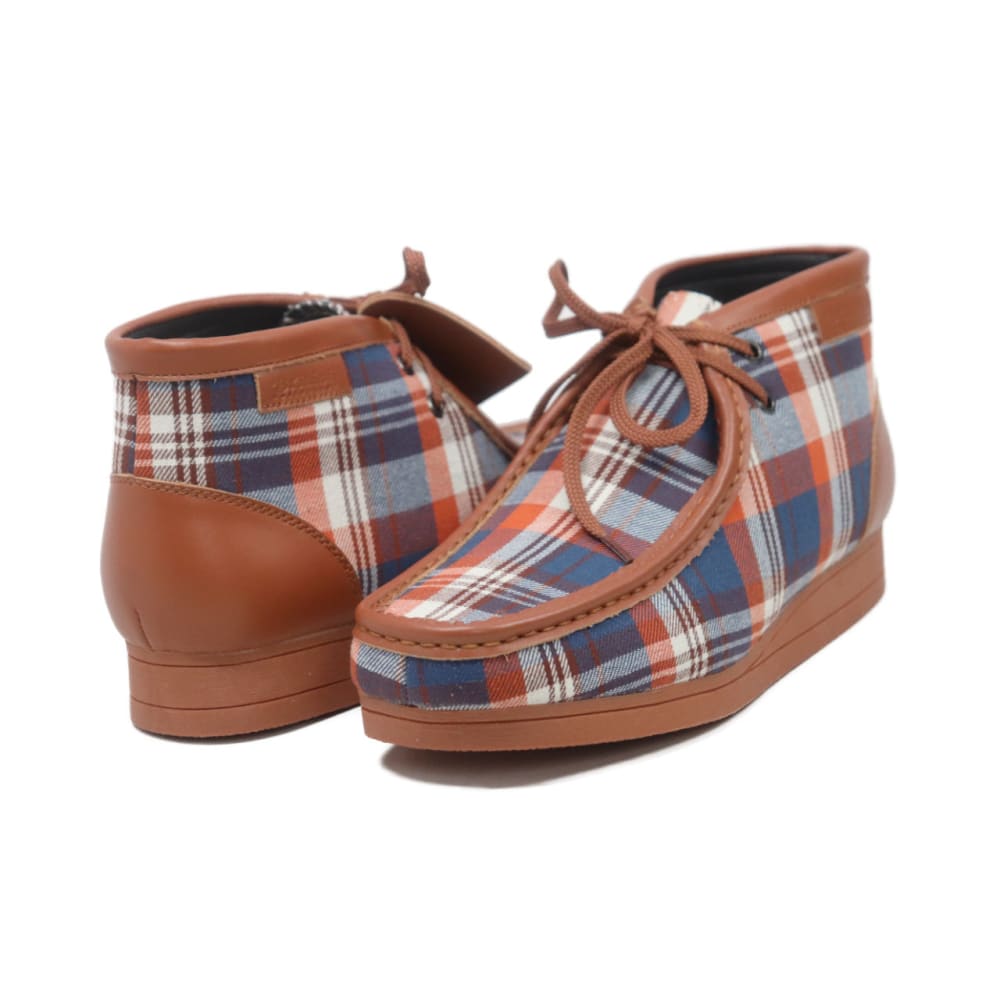 BritiSh Walkers New Castle – Multicolor Plaid Men’s Chukka Boot | Distinctive Pattern Craft With Modern Heritage Style Shoes by British Walkers – Don't Panic Shoes