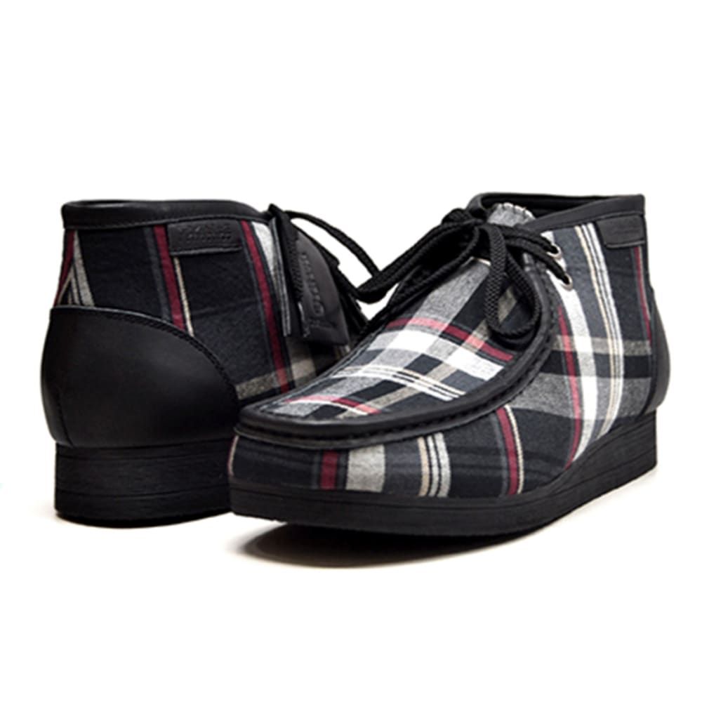 BritiSh Walkers New Castle – Multicolor Plaid Men’s Chukka Boot | Distinctive Pattern Craft With Modern Heritage Style Shoes by British Walkers – Don't Panic Shoes