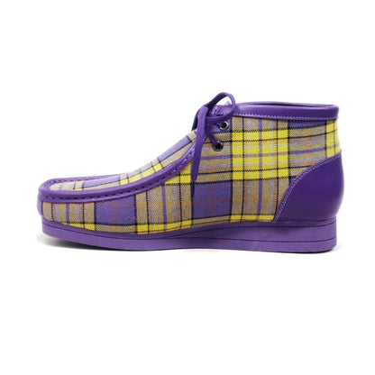 BritiSh Walkers New Castle – Multicolor Plaid Men’s Chukka Boot | Distinctive Pattern Craft With Modern Heritage Style Shoes by British Walkers – Don't Panic Shoes