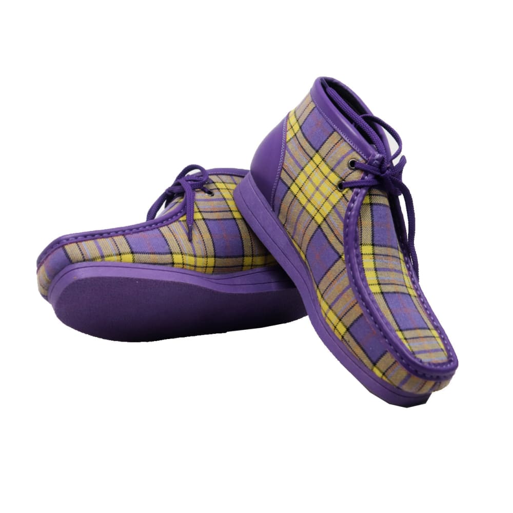 BritiSh Walkers New Castle – Multicolor Plaid Men’s Chukka Boot | Distinctive Pattern Craft With Modern Heritage Style Shoes by British Walkers – Don't Panic Shoes