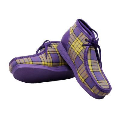 BritiSh Walkers New Castle – Multicolor Plaid Men’s Chukka Boot | Distinctive Pattern Craft With Modern Heritage Style Shoes by British Walkers – Don't Panic Shoes