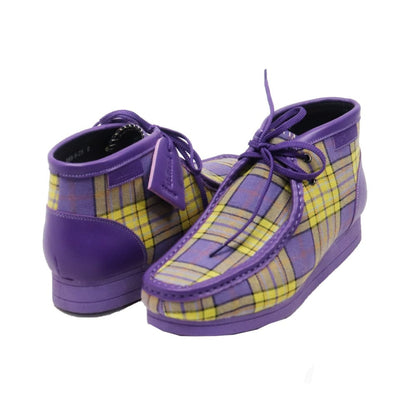 BritiSh Walkers New Castle – Multicolor Plaid Men’s Chukka Boot | Distinctive Pattern Craft With Modern Heritage Style Shoes by British Walkers – Don't Panic Shoes