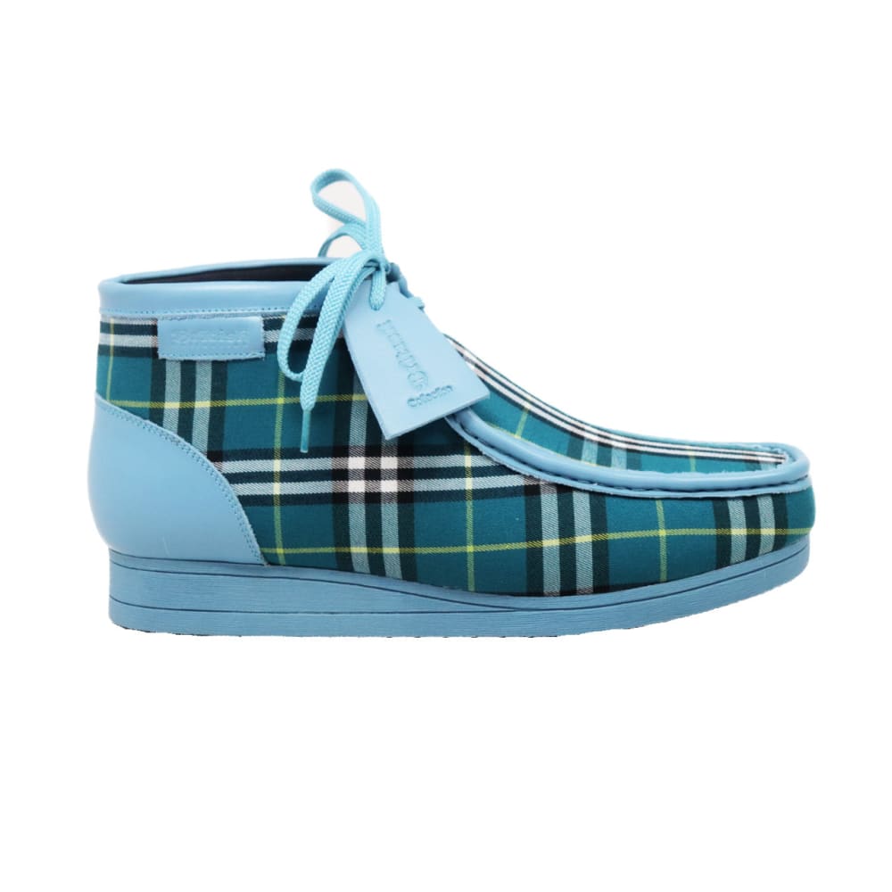 BritiSh Walkers New Castle – Multicolor Plaid Men’s Chukka Boot | Distinctive Pattern Craft With Modern Heritage Style Shoes by British Walkers – Don't Panic Shoes