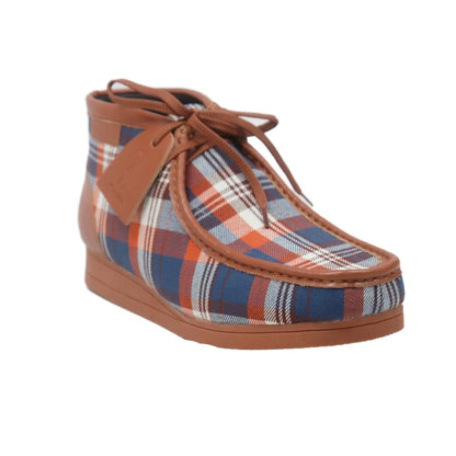 BritiSh Walkers New Castle – Multicolor Plaid Men’s Chukka Boot | Distinctive Pattern Craft With Modern Heritage Style Shoes by British Walkers – Don't Panic Shoes
