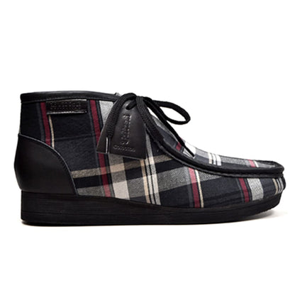 BritiSh Walkers New Castle – Multicolor Plaid Men’s Chukka Boot | Distinctive Pattern Craft With Modern Heritage Style Shoes by British Walkers – Don't Panic Shoes