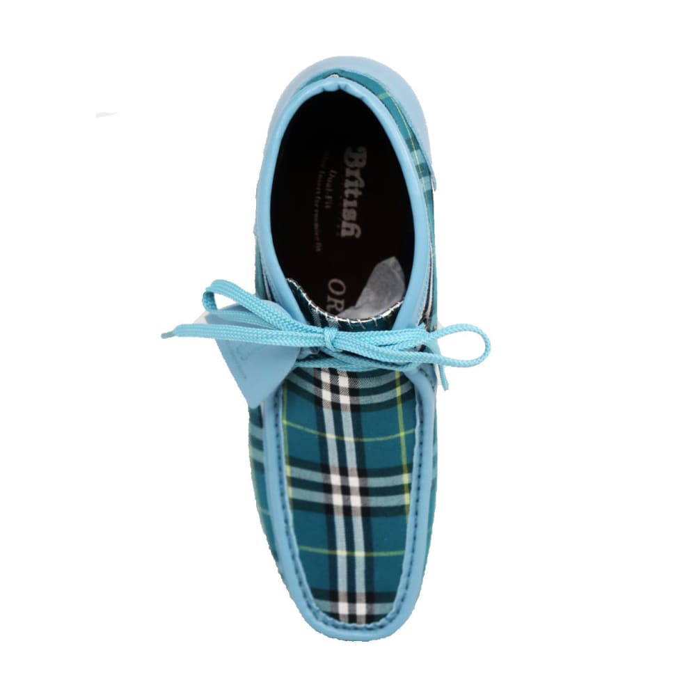 BritiSh Walkers New Castle – Multicolor Plaid Men’s Chukka Boot | Distinctive Pattern Craft With Modern Heritage Style Shoes by British Walkers – Don't Panic Shoes