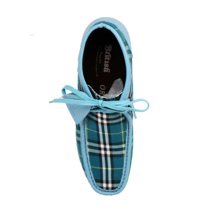 BritiSh Walkers New Castle – Multicolor Plaid Men’s Chukka Boot | Distinctive Pattern Craft With Modern Heritage Style Shoes by British Walkers – Don't Panic Shoes