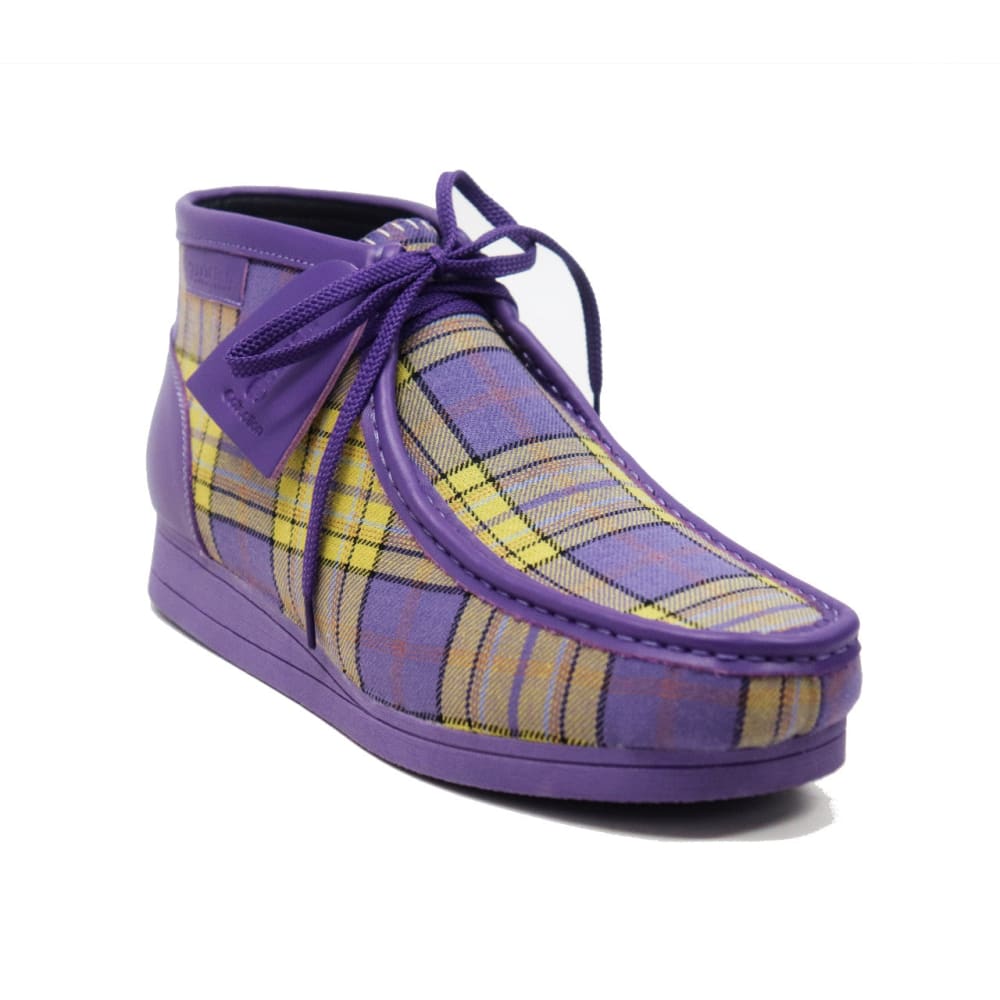 BritiSh Walkers New Castle – Multicolor Plaid Men’s Chukka Boot | Distinctive Pattern Craft With Modern Heritage Style Shoes by British Walkers – Don't Panic Shoes