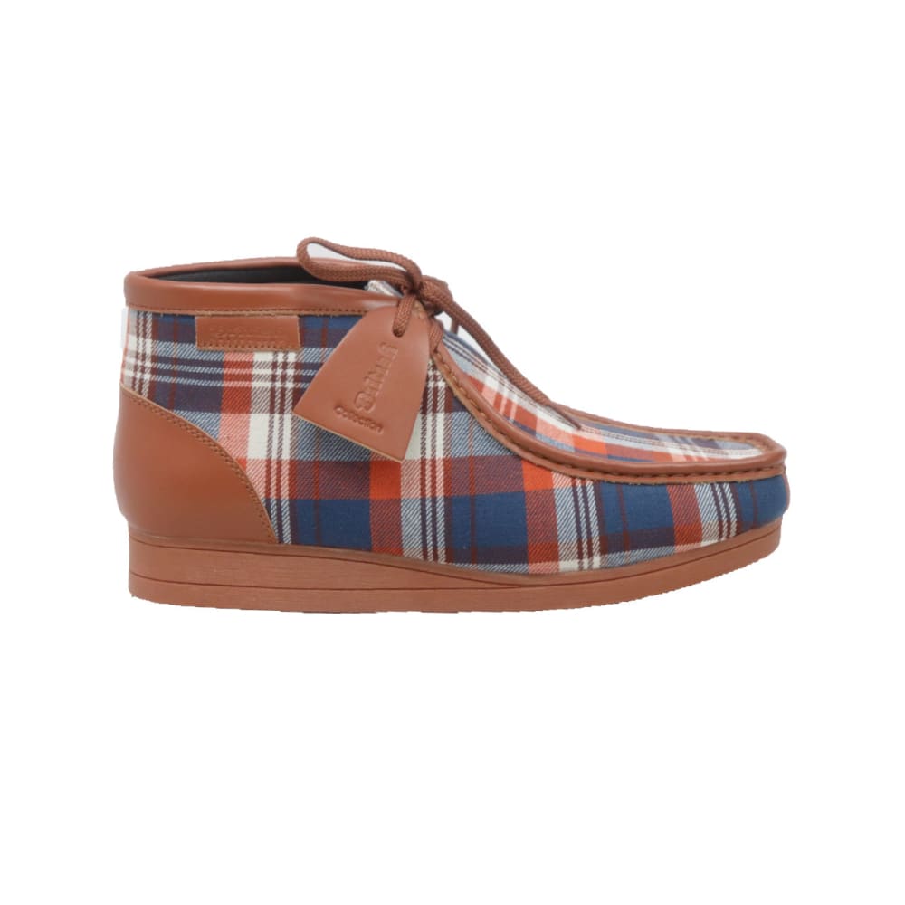 BritiSh Walkers New Castle – Multicolor Plaid Men’s Chukka Boot | Distinctive Pattern Craft With Modern Heritage Style Shoes by British Walkers – Don't Panic Shoes