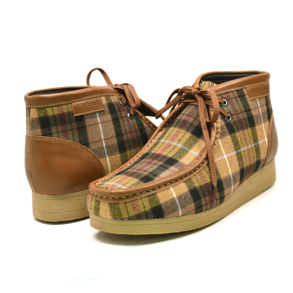 BritiSh Walkers New Castle – Multicolor Plaid Men’s Chukka Boot | Distinctive Pattern Craft With Modern Heritage Style Shoes by British Walkers – Don't Panic Shoes