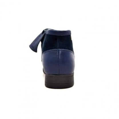 BritiSh Walkers New Castle – Navy Leather & Suede Men’s Chukka Boot | Sharp Two - Tone Craft With Modern British Style Shoes by British Walkers – Don't Panic Shoes