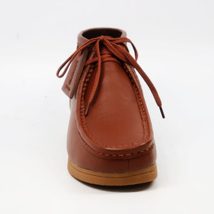 BritiSh Walkers New Castle – Tan Brown Leather Men’s Chukka Boot | Handcrafted Classic Luxury Shoes by British Walkers – Don't Panic Shoes
