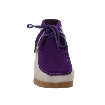 BritiSh Walkers New Castle – Two - Tone Combo Suede Men’s Chukka Boot | Retro - Inspired Craft With Modern Artisan Detail Shoes by British Walkers – Don't Panic Shoes