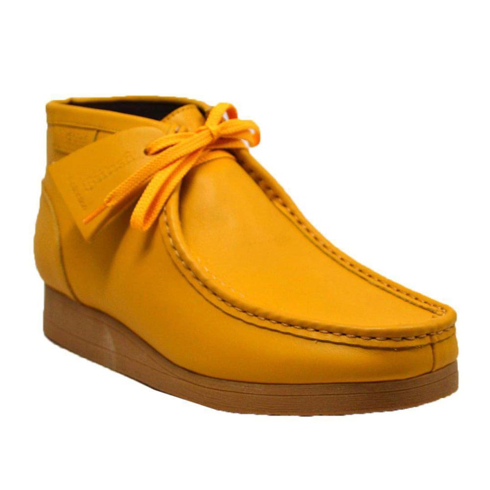 BritiSh WAlkers New Castle – Yellow Leather Men’s Chukka Boot | Vibrant Artisan Craft With a Modern Edge Shoes by British Walkers – Don't Panic Shoes