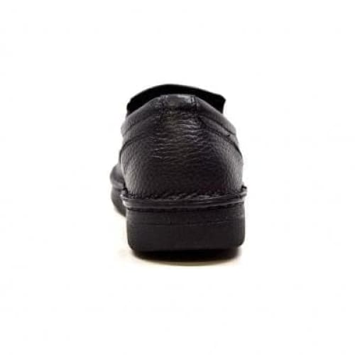 British Walkers Nottingham Men's Black Leather Leather Casual Slip On Shoes Shoes by British Walkers – Don't Panic Shoes