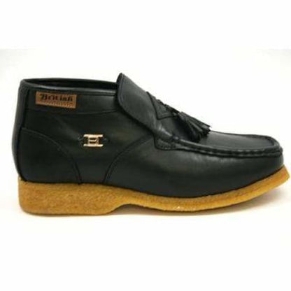 British Walkers Palace Men's Black Leather Slip On Chukka Boots Shoes by British Walkers – Don't Panic Shoes
