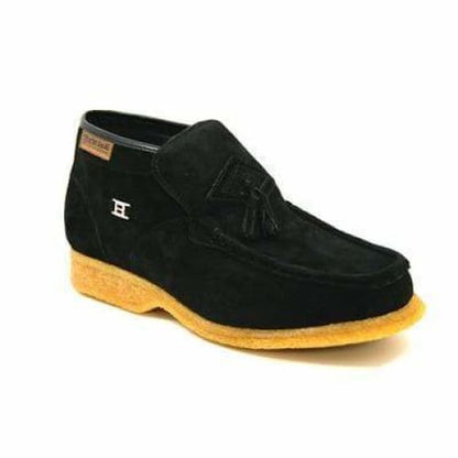 British Walkers Palace Men's Black Suede Slip On Chukka Boots Shoes by British Walkers – Don't Panic Shoes
