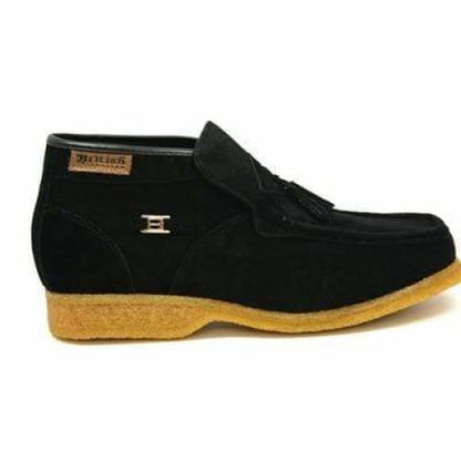 British Walkers Palace Men's Black Suede Slip On Chukka Boots Shoes by British Walkers – Don't Panic Shoes