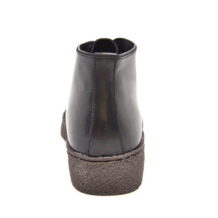 British Walkers Playboy Cap Toe Men's Black Leather And Suede High Tops Chukka Boots Shoes by British Walkers – Don't Panic Shoes