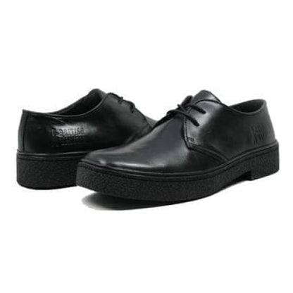 British Walkers Playboy Classic Men's Black Leather Low Cut Oxfords Shoes by British Walkers – Don't Panic Shoes