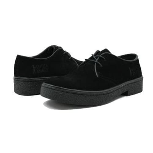 British Walkers Playboy Classic Men's Black Suede Low Cut Oxfords Shoes by British Walkers – Don't Panic Shoes