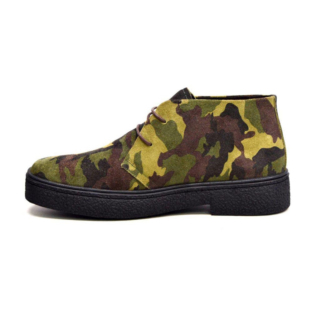 British Walkers Playboy Classic Men's Camo Suede Chukka Boots Shoes by British Walkers – Don't Panic Shoes