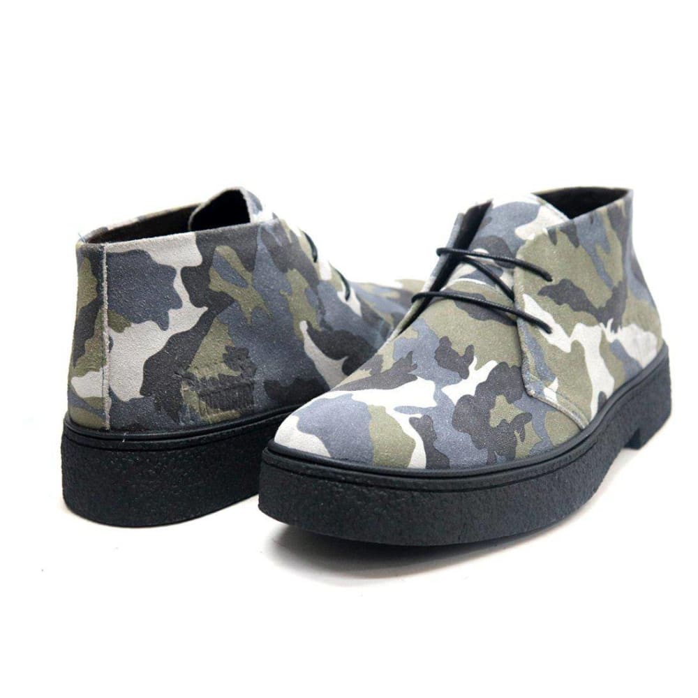 British Walkers Playboy Classic Men's Camo Suede Chukka Boots Shoes by British Walkers – Don't Panic Shoes