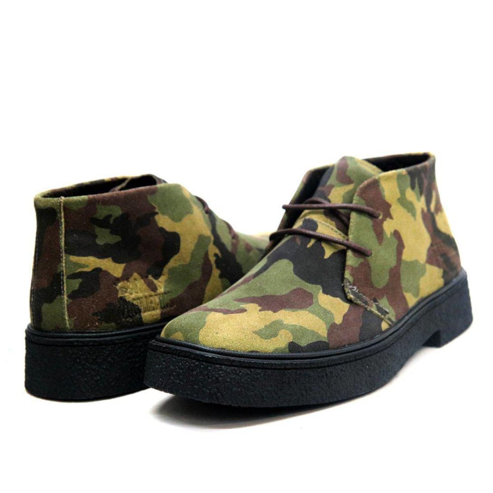 British Walkers Playboy Classic Men's Camo Suede Chukka Boots Shoes by British Walkers – Don't Panic Shoes