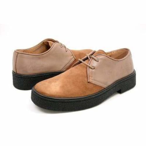 British Walkers Playboy Classic Men's Tan Leather Low Cut Oxfords Shoes by British Walkers – Don't Panic Shoes