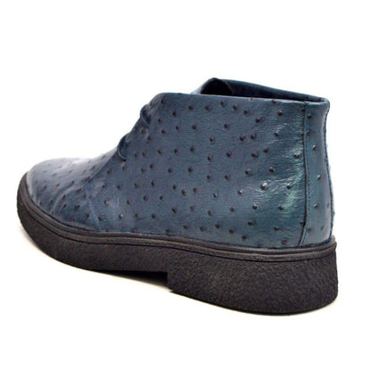 BritiSh Walkers Playboy Classic – Ostrich Leather Men’s Limited Edition Chukka Boot | Exotic Heritage Craft With Premium Luxe Detail Shoes by British Walkers – Don't Panic Shoes