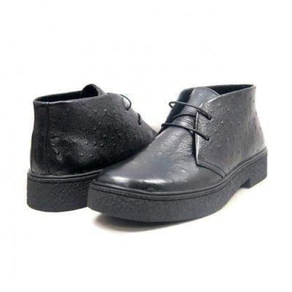 BritiSh Walkers Playboy Classic – Ostrich Leather Men’s Limited Edition Chukka Boot | Exotic Heritage Craft With Premium Luxe Detail Shoes by British Walkers – Don't Panic Shoes