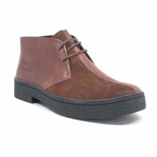 British Walkers Playboy Classic Split Toe Men's Brown Leather And Suede Chukka Boots Shoes by British Walkers – Don't Panic Shoes