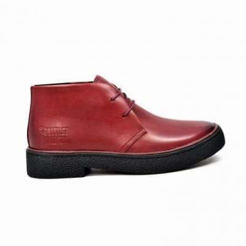 BritiSh Walkers Playboy Classic – Wine Red Leather Men’s Chukka Boot | Rich Heritage Craft With Refined Luxe Style Shoes by British Walkers – Don't Panic Shoes