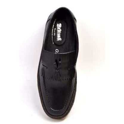 British Walkers Playboy Cruise Men's Black Leather Slip On W Tassle Chukka Boots Shoes by British Walkers – Don't Panic Shoes