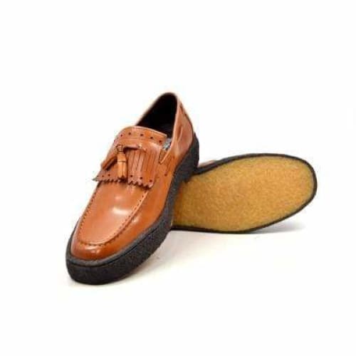British Walkers Playboy Cruise Men's Cognac Leather Slip On Chukka Boots Shoes by British Walkers – Don't Panic Shoes