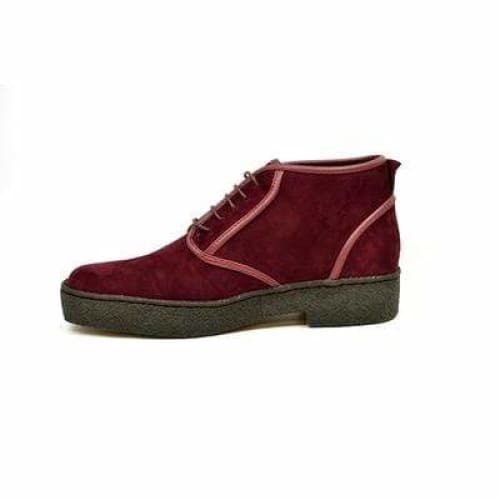 British Walkers Playboy Kaydence Men's Burgundy Suede Chukka Boots Shoes by British Walkers – Don't Panic Shoes