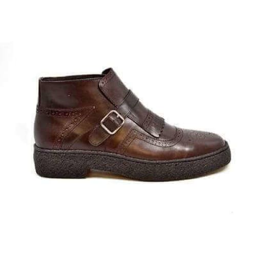 British Walkers Playboy Manhattan Wingtip Men's Brown Leather High Tops Chukka Boots Shoes by British Walkers – Don't Panic Shoes