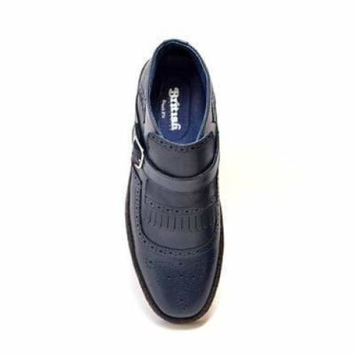 British Walkers Playboy Manhattan Wingtip Men's Navy Blue Leather Chukka Boots Shoes by British Walkers – Don't Panic Shoes