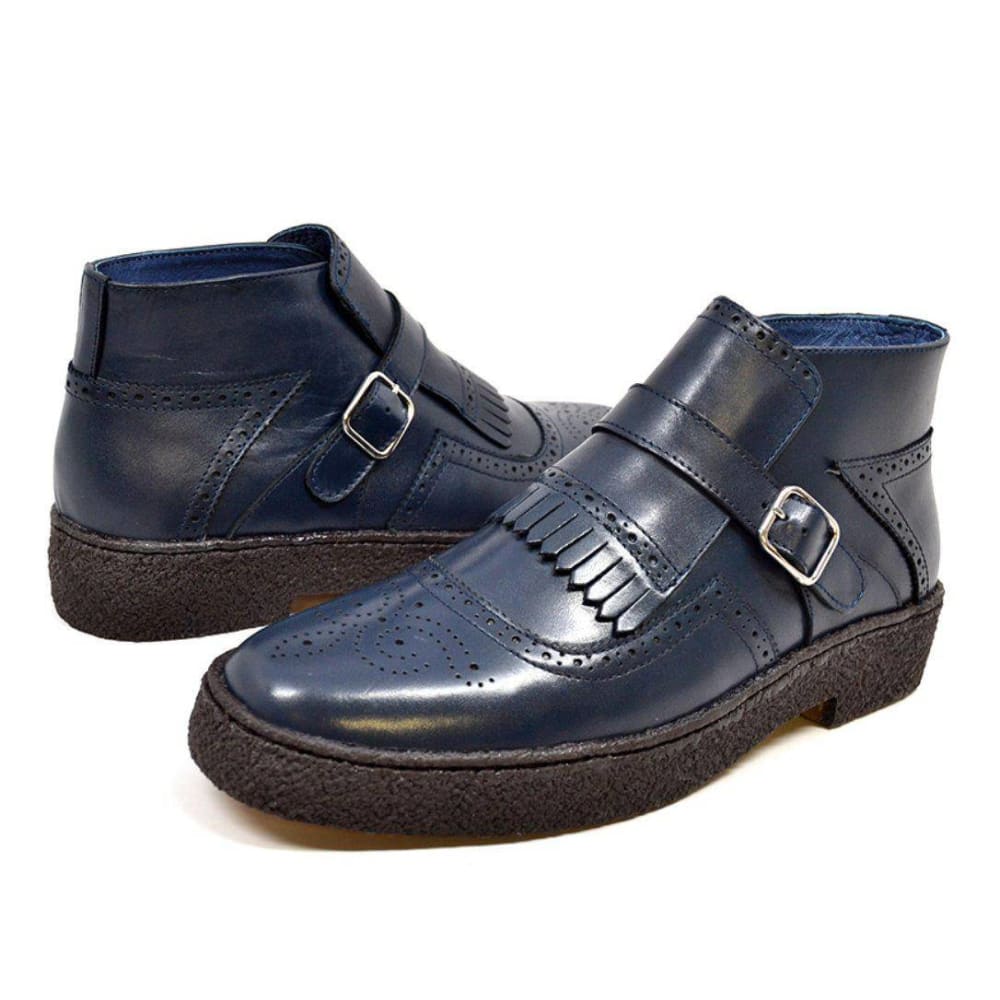 British Walkers Playboy Manhattan Wingtips Men's Leather High Tops Chukka Boots Shoes by British Walkers – Don't Panic Shoes