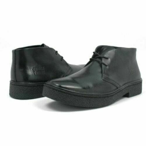 British Walkers Playboy Men’s Black Leather Chukka Boots