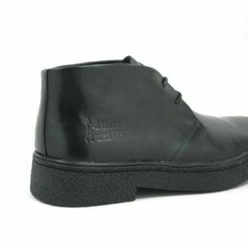 British Walkers Playboy Men’s Black Leather Chukka Boots