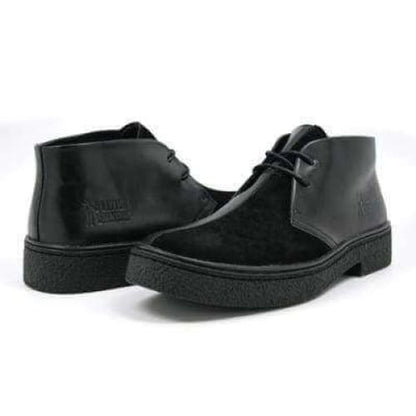 British Walkers Playboy Men's Black Suede And Leather Chukka Boots Shoes by British Walkers – Don't Panic Shoes