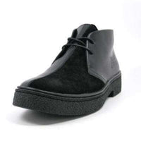 Thumbnail for British Walkers Playboy Men’s Black Suede And Leather Chukka