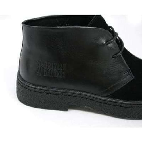 British Walkers Playboy Men's Black Suede and Leather Chukka Boots