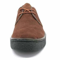 Thumbnail for British Walkers Playboy Low Men’s Brown Suede Oxfords