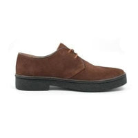 Thumbnail for British Walkers Playboy Low Men’s Brown Suede Oxfords