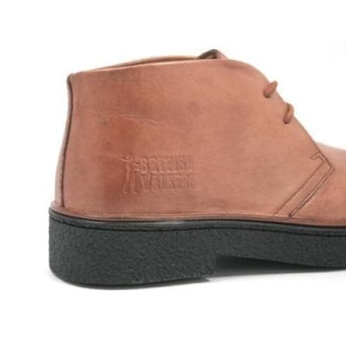 British Walkers Playboy Men’s Light Brown Leather Ankle