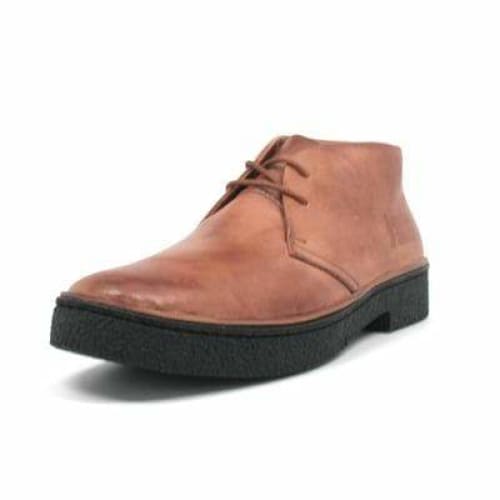 British Walkers Playboy Men's Light Brown Leather Ankle Boots