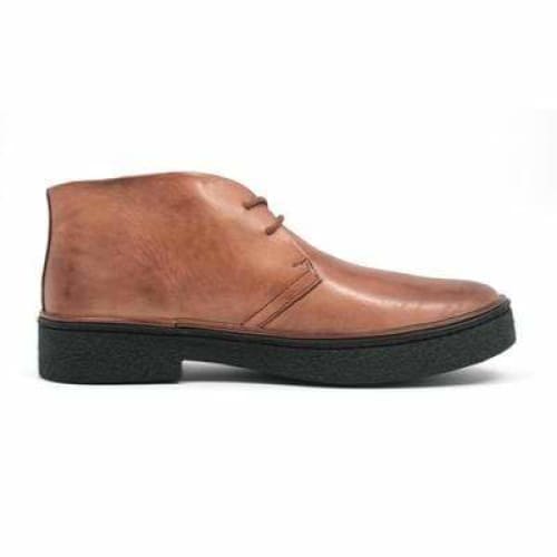 British Walkers Playboy Men’s Light Brown Leather Ankle