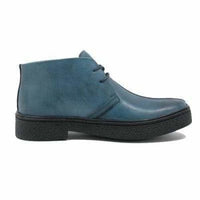 Thumbnail for British Walkers Playboy Men’s Navy Blue Leather And Suede